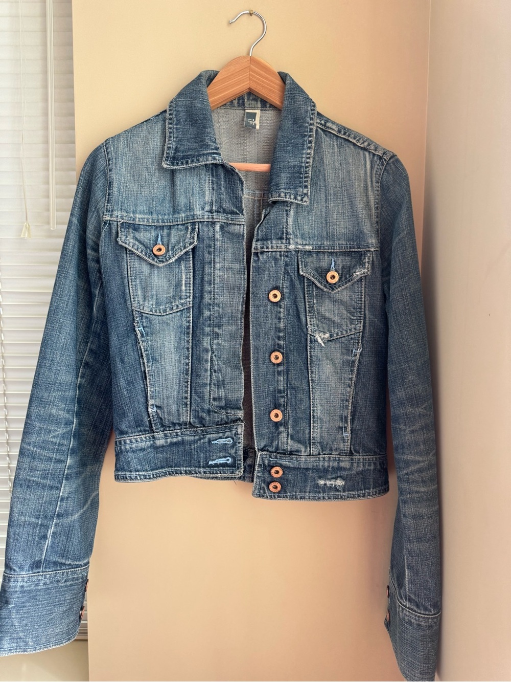 Classic Blue Denim Jacket - Zara TRF Casual Jean Jacket